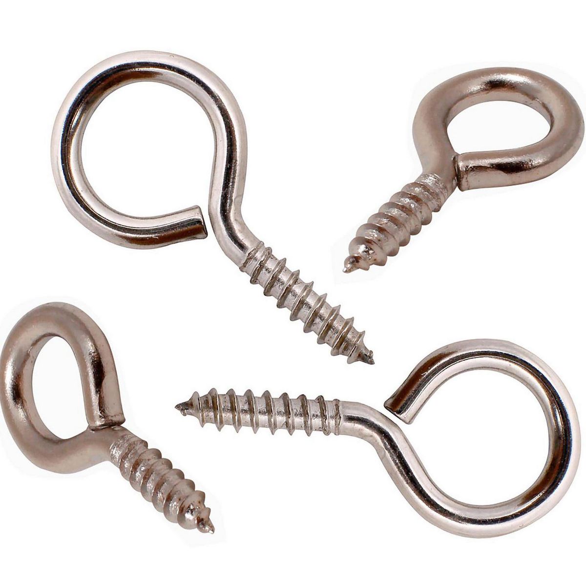 MAMUT - Cancamo Cerrado Rosca Madera N5x43 Niquelado 4 unid.