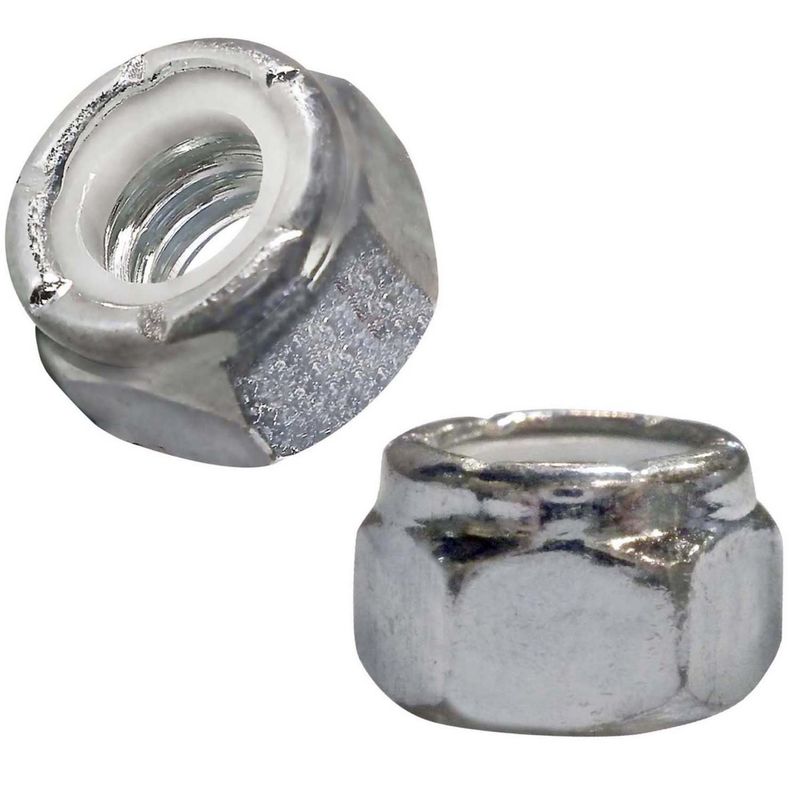 MAMUT - Tuerca Hexagonal Inoxidable con Seguro Nylon 3/16-24 2 unid.