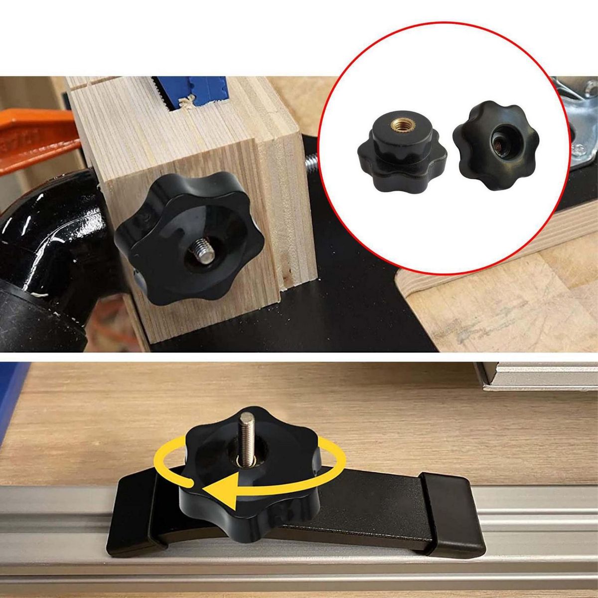 MAMUT - Tuerca Manilla Estrella M m10x26 1 unid.