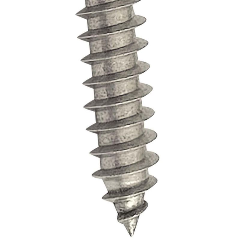 MAMUT - Tornillo para Madera Cabeza Plana 8x1 1/4 Inoxidable 4