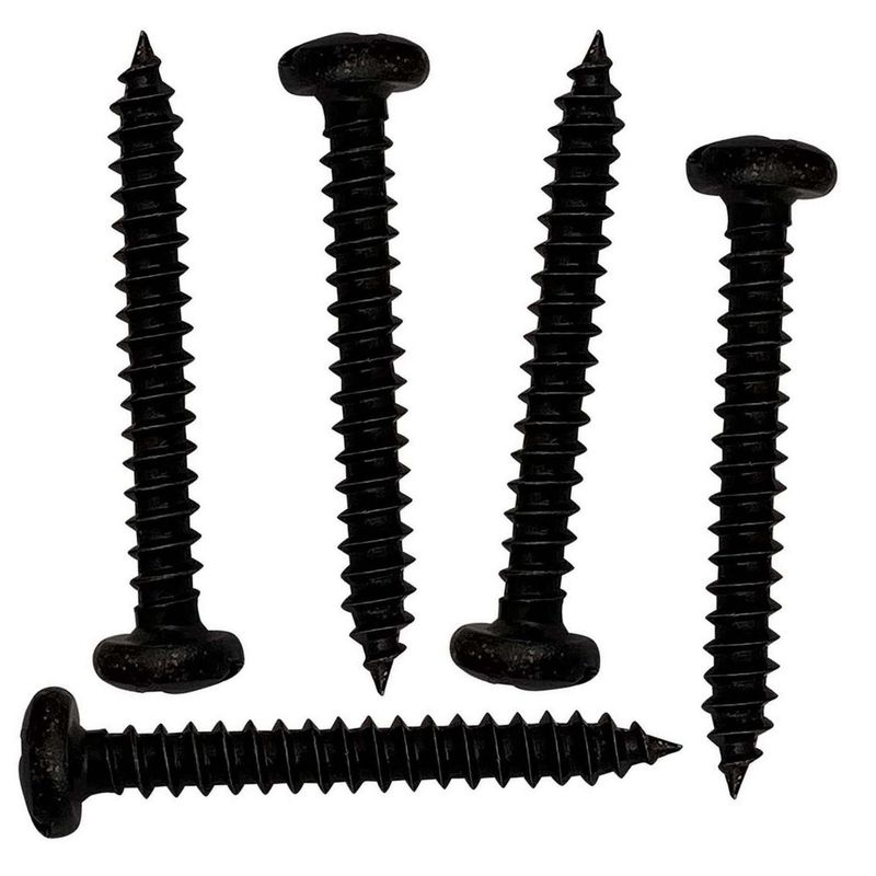MAMUT - Tornillo Roscalata 8x1 1/2"  5 Unidades Zincado Negro