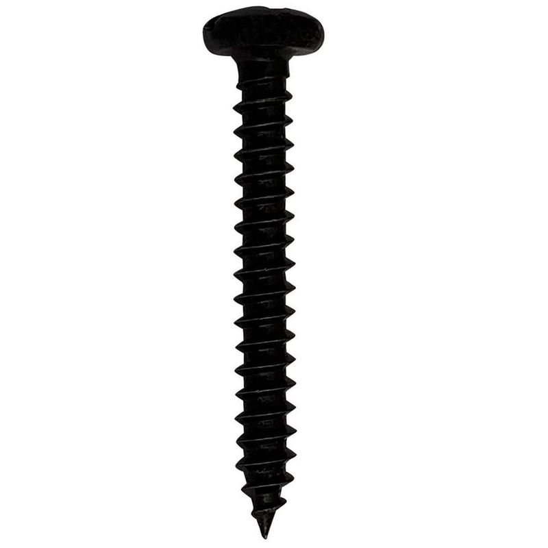 MAMUT - Tornillo Roscalata 6x1 1/2"  5 Unidades Zincado Negro