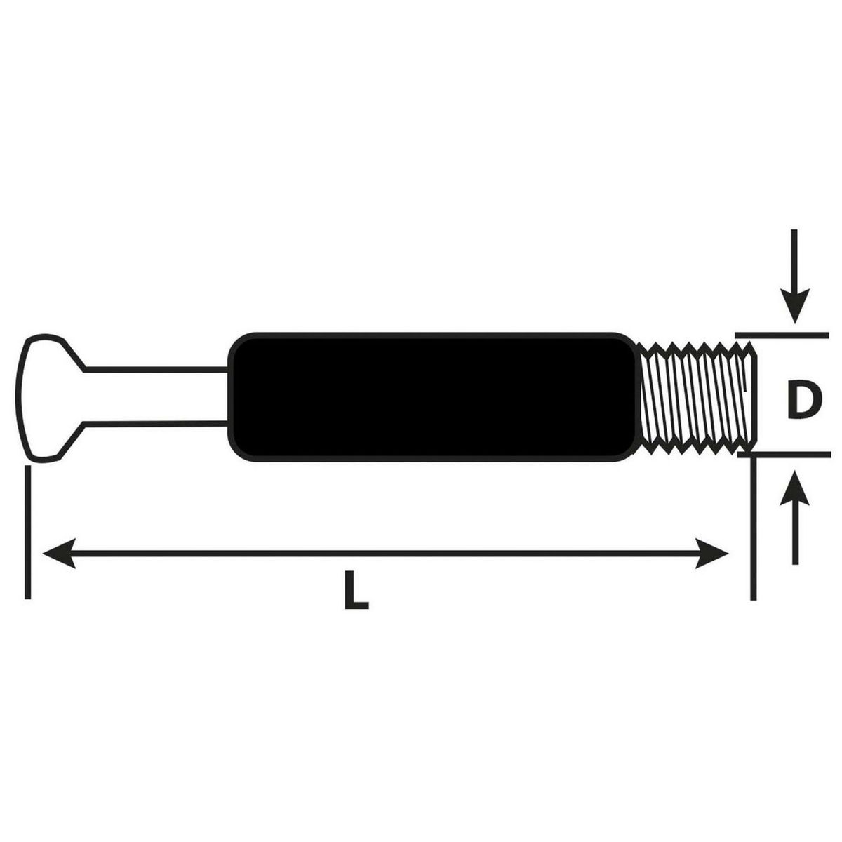 MAMUT - Kit Tuerca Conector l 35 mm. 2 unid.