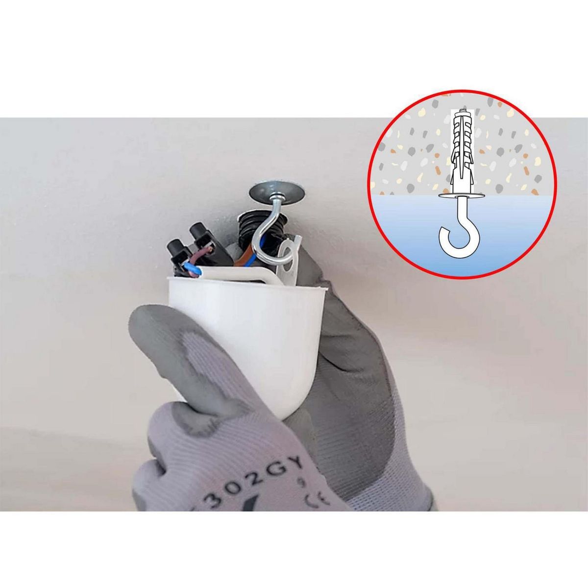 MAMUT - Tarugo Gancho Curvo 12x57 mm. 2 unid.