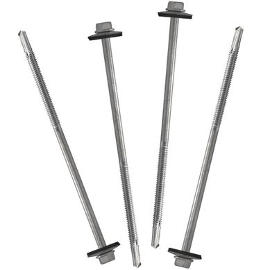 Autoperforante Hexagonal con Argolla 12x105 4 unid.