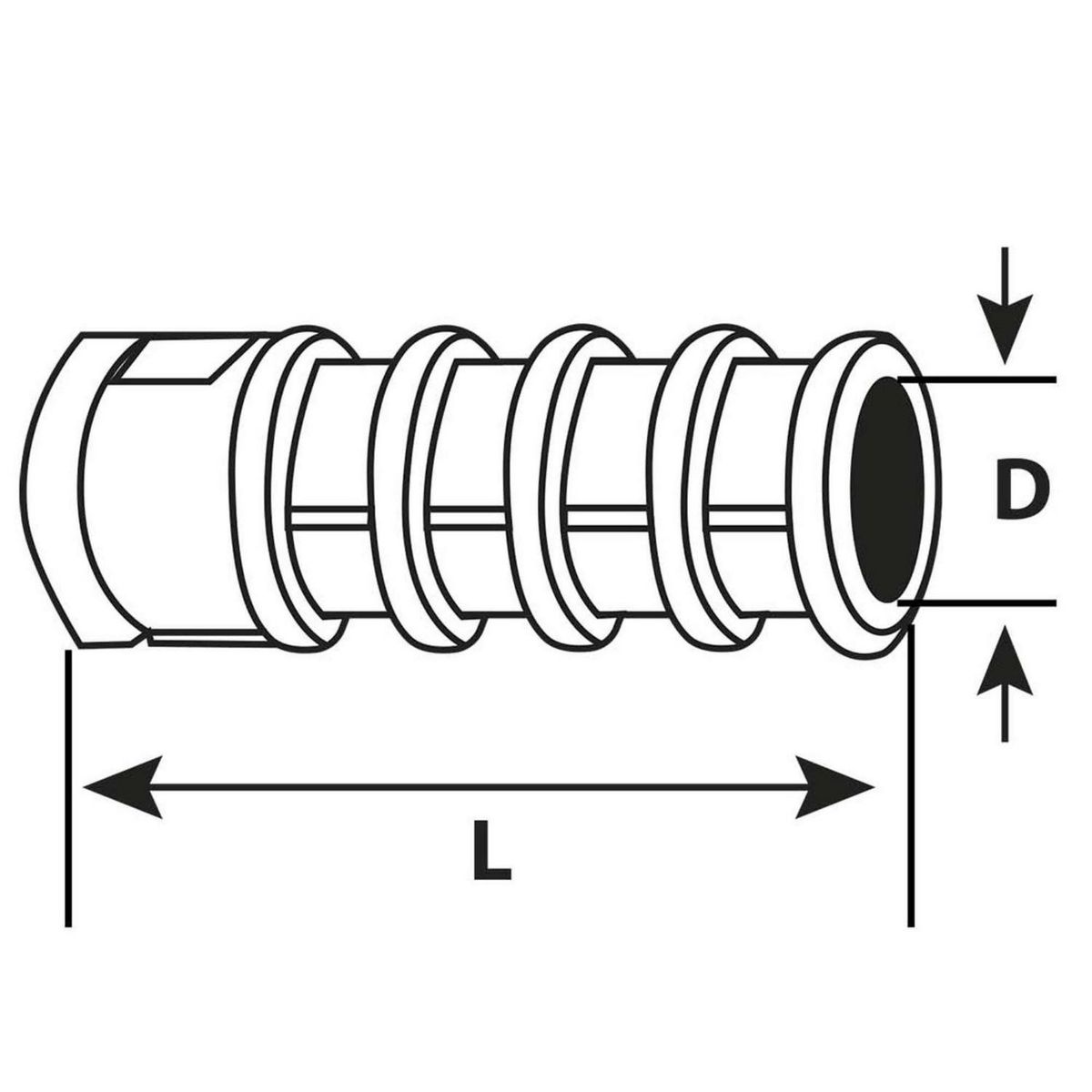 MAMUT - Taco Anclaje Zamac 1/2x3 1 unid.