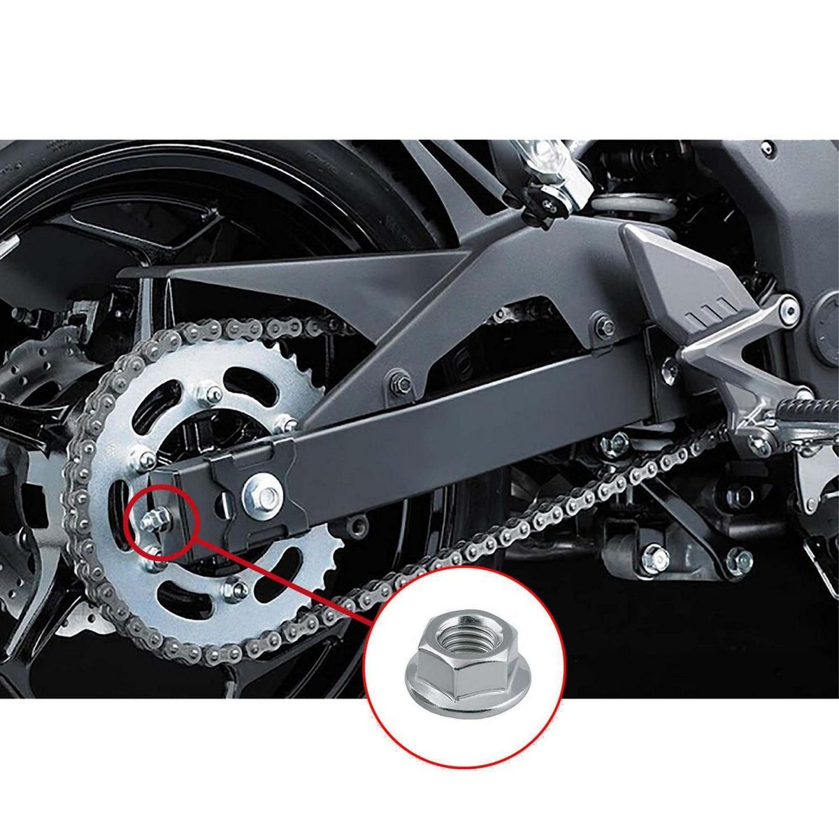 MAMUT - Tuerca Hexagonal Flange UNC 5/16-18 2 unid.