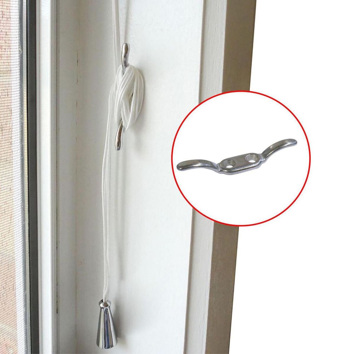 MAMUT - Cornamusa Drina Inoxidable 110 mm. 1 unid.