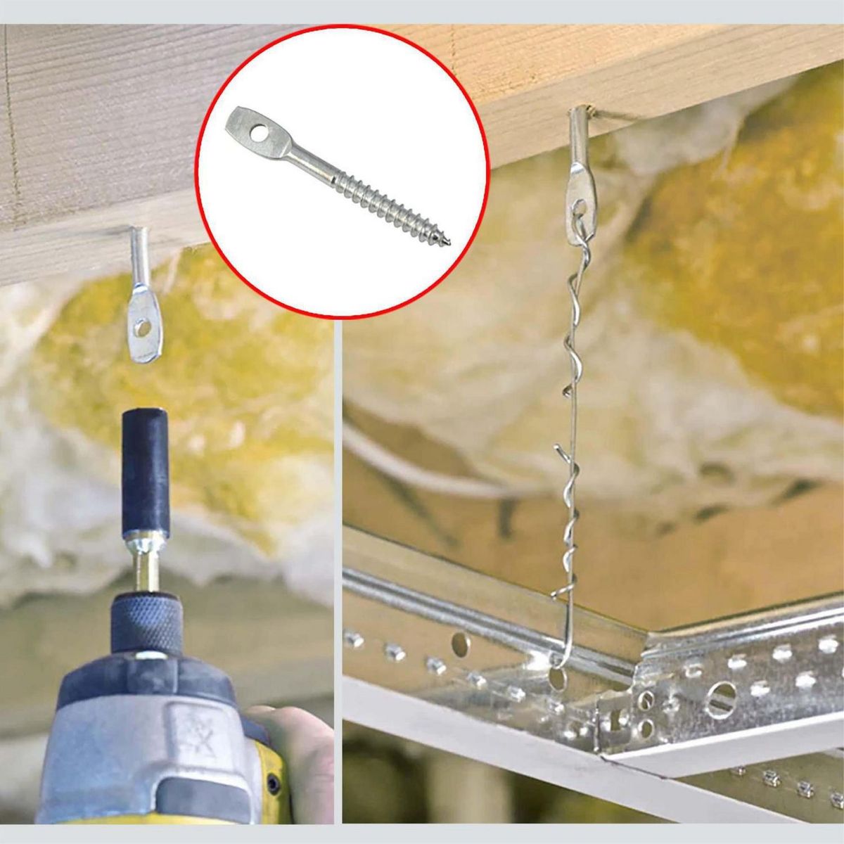 MAMUT - Tornillo Ojo Suspender Carga 1/4x3 2 unid.