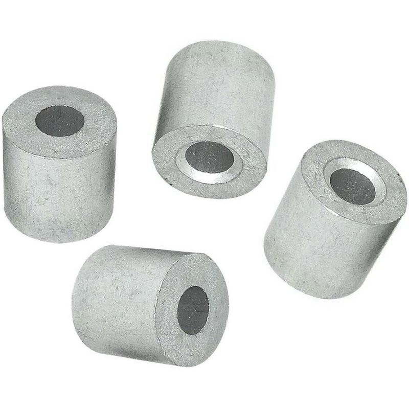 MAMUT - Tope de Aluminio para Cable 5/16 4 unid.