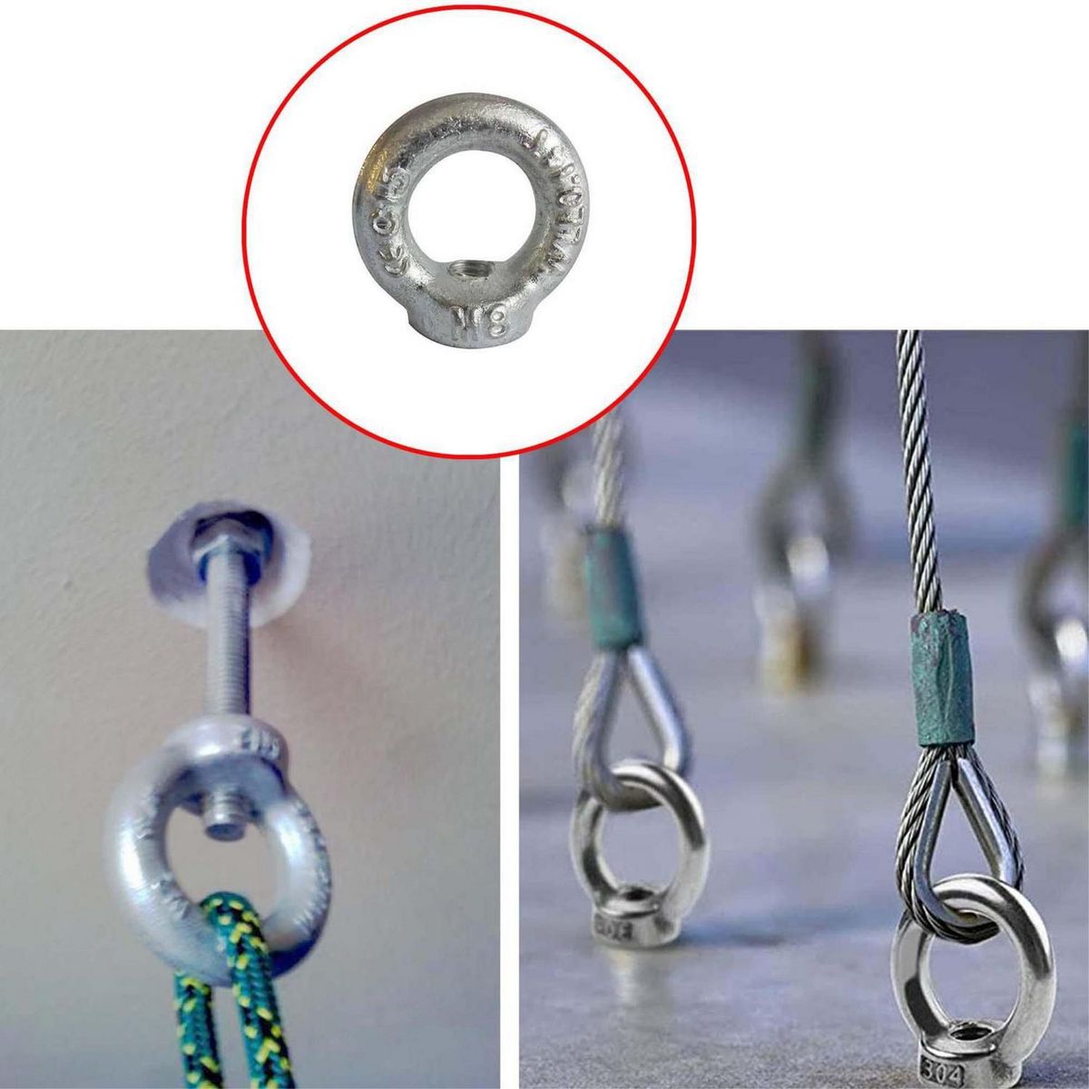 MAMUT - Tuerca Ojo Elevación Hilo Interior M18x35 1 unid.