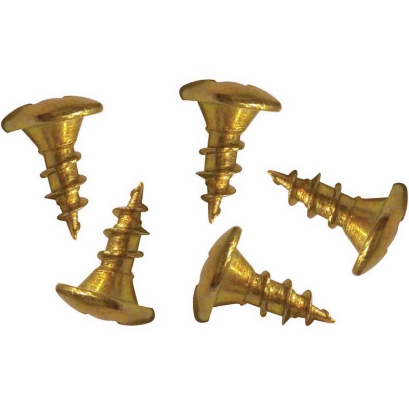 MAMUT - Tornillo para Unión de PVC 6x8.5 Zincado Negro 5 unid.