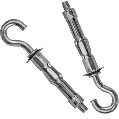 Anclaje Pared Hueca con Gancho Tipo C M5x45 mm. 2 unid.