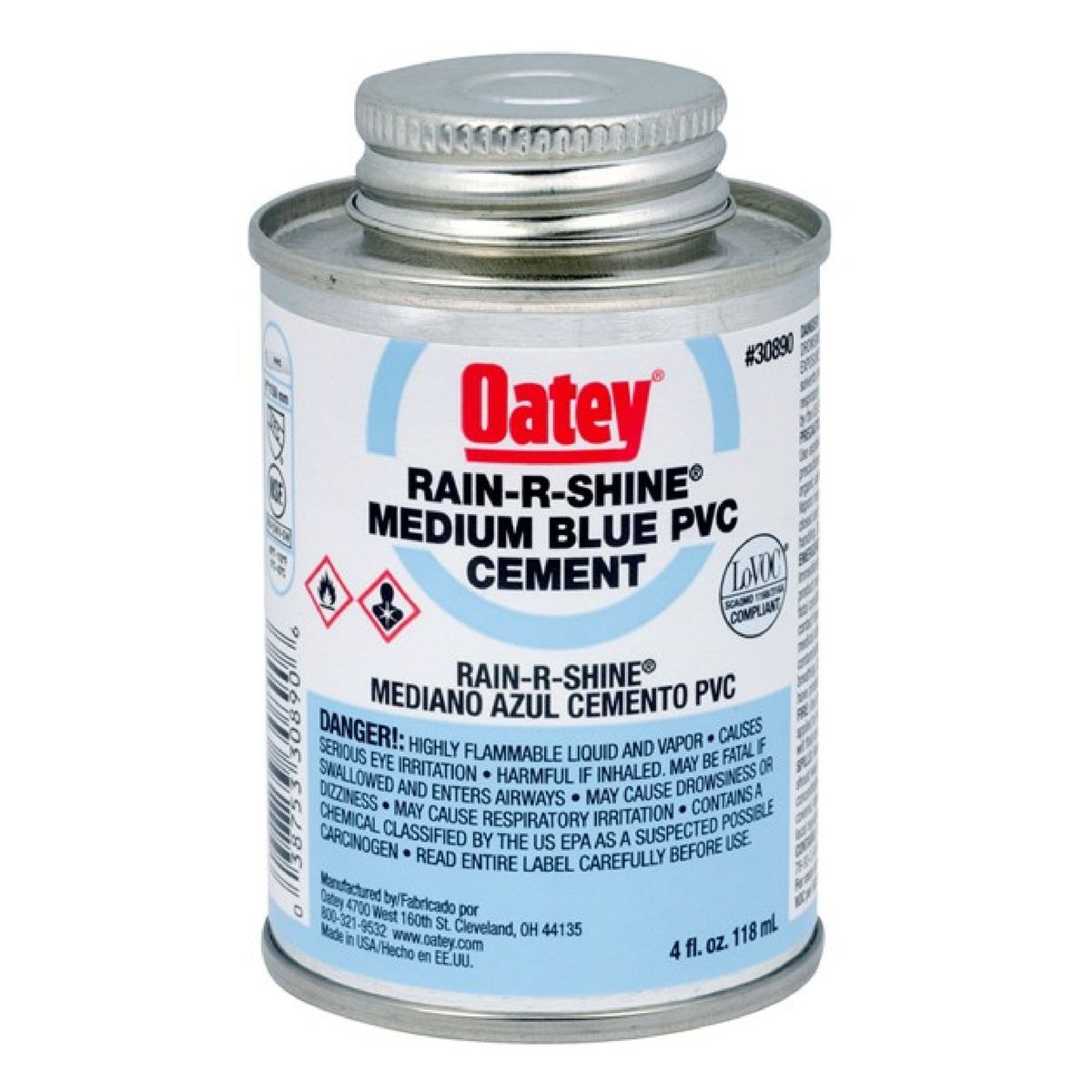 OATEY - Pegamento para PVC Oatey Azul 118 ml