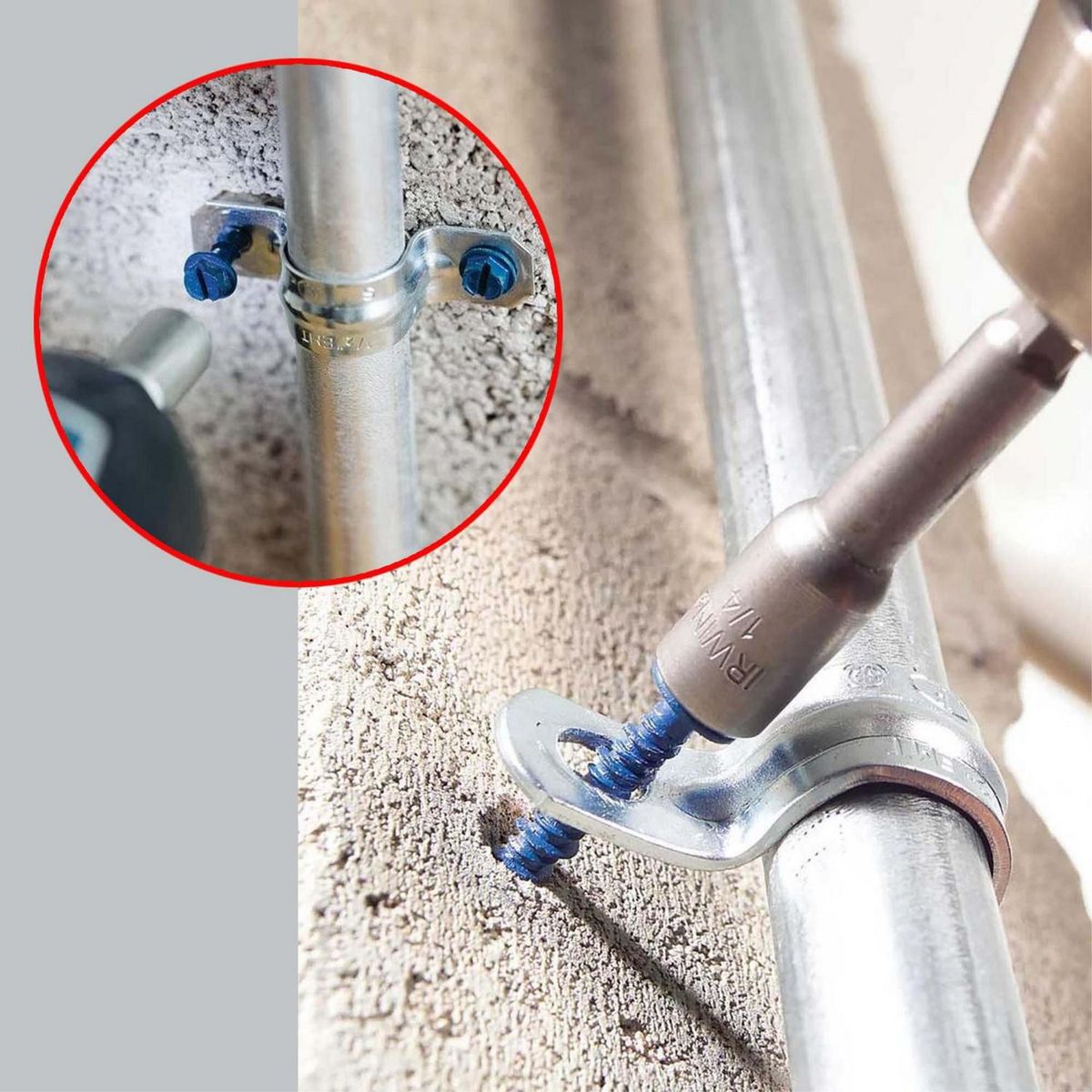 MAMUT - Tornillo Concreto Cabeza Hexagonal 1/4x1 3/4 4 unid.