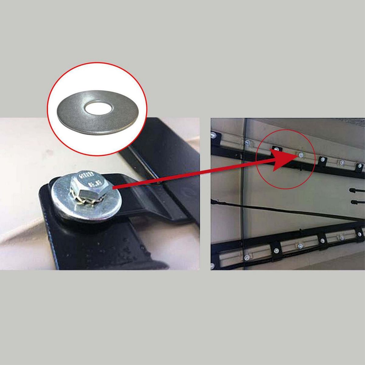 MAMUT - Arandela Ancha 1/4x1 2 unid.