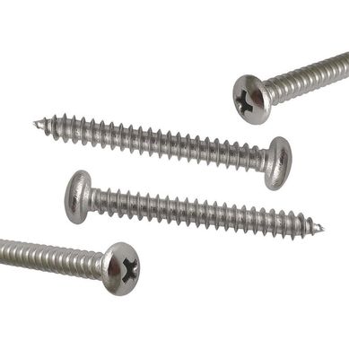 Tornillo para Madera Cabeza Binding 8x1 Inoxidable 4 unid