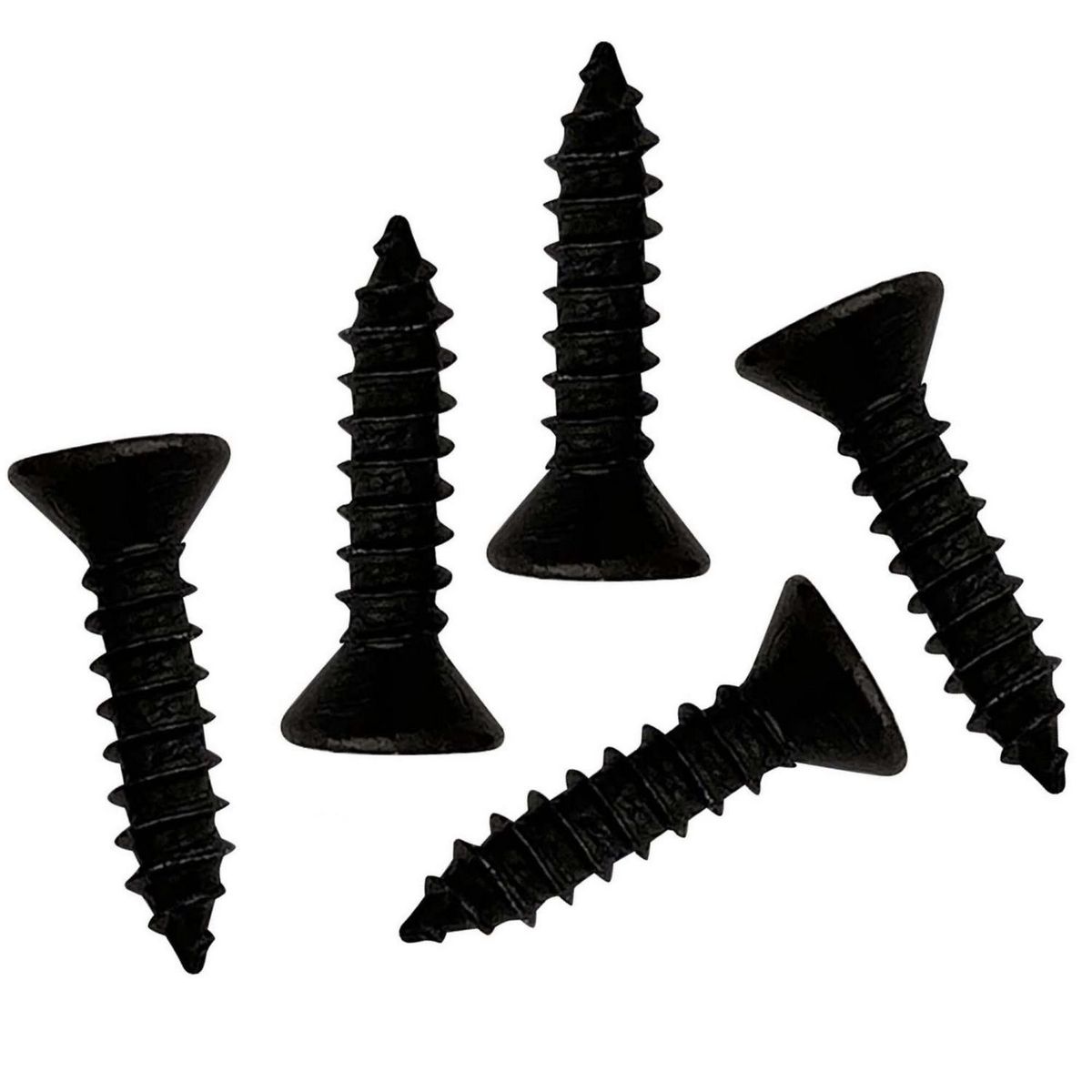 MAMUT - Tornillo Roscalata Cabeza Plana Phillips 8x3/4 Zincado Negro 5 unid.