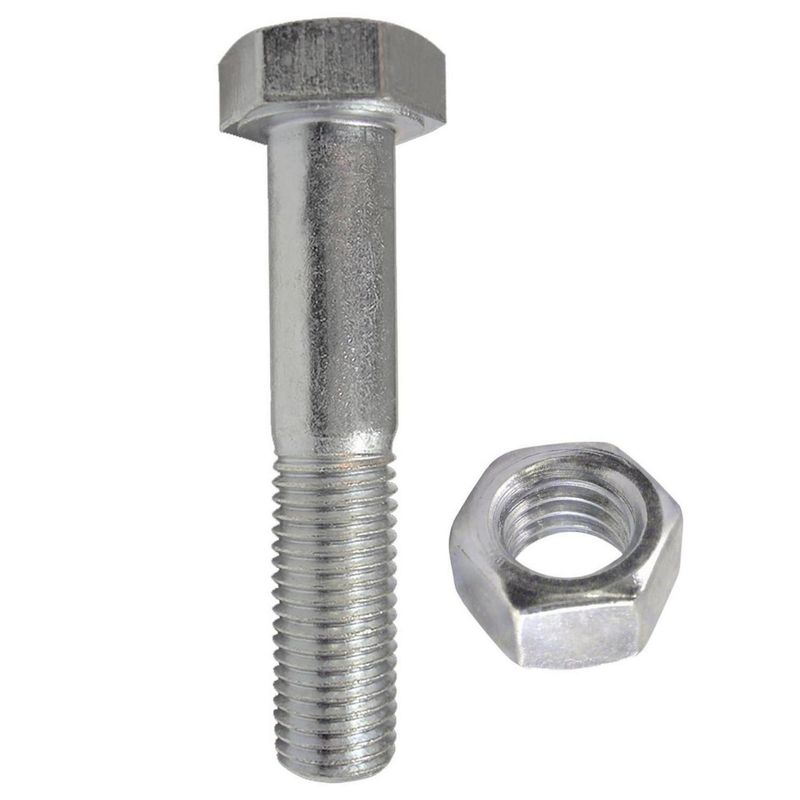 MAMUT - Perno Cabeza Hexagonal Inoxidable con Tuerca 1/4-20x1 1/4 2 unid