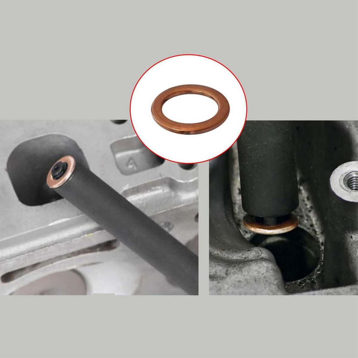 MAMUT - Arandela Cobre M5x9x1 2 unid.