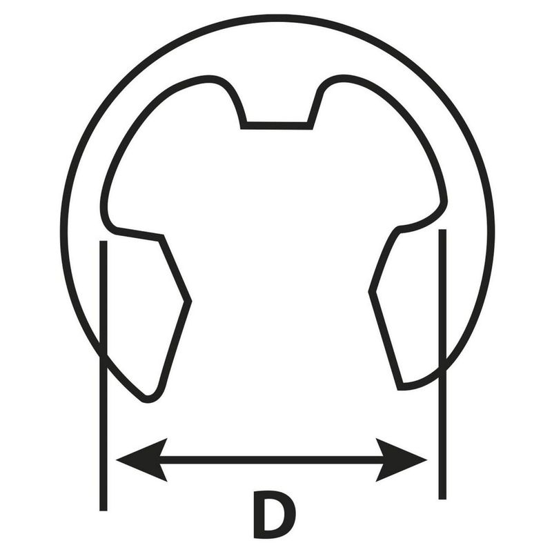 MAMUT - Anillo Retención Tipo E M3.5 2 unid.