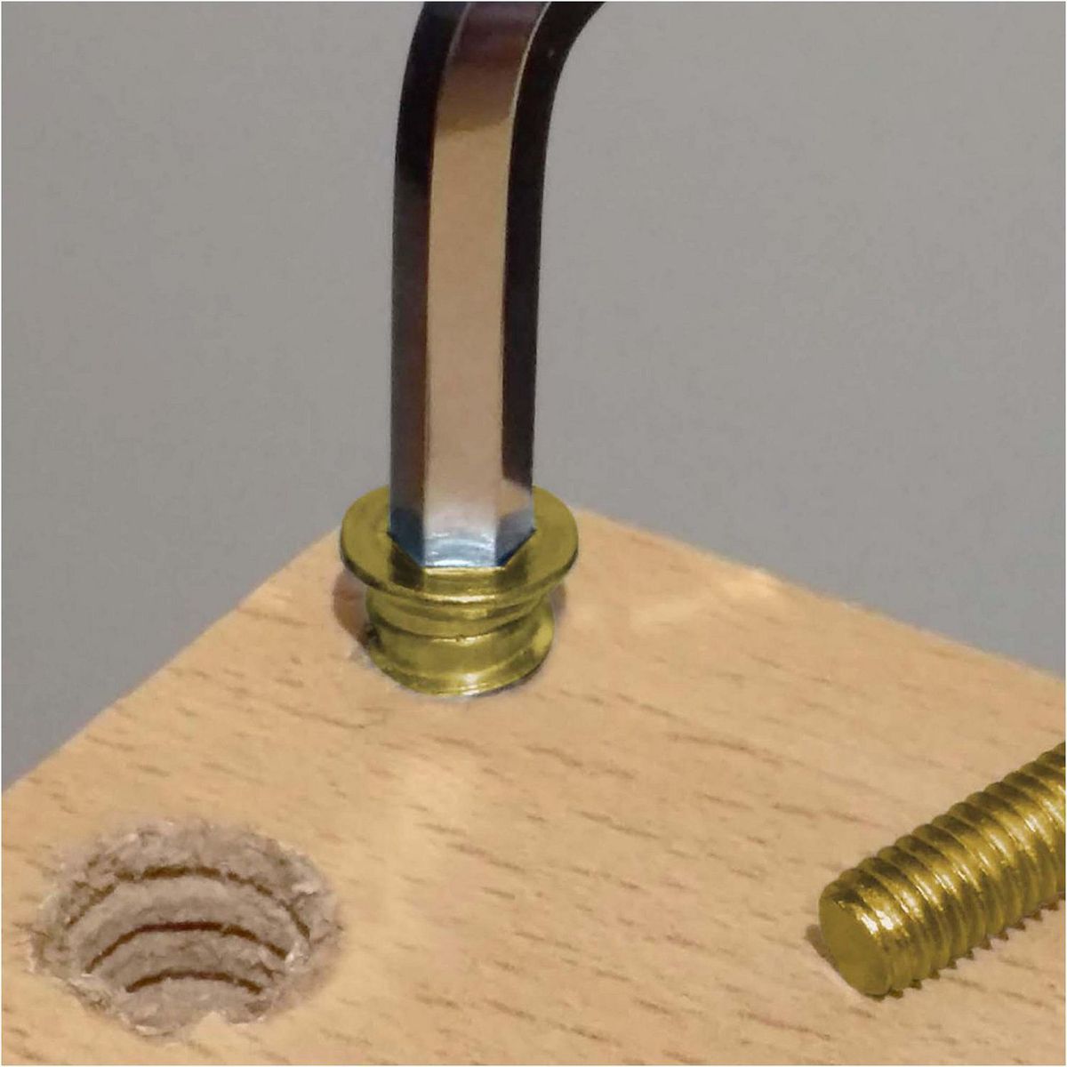 MAMUT - Inserto para Madera M10x25 2 unid.