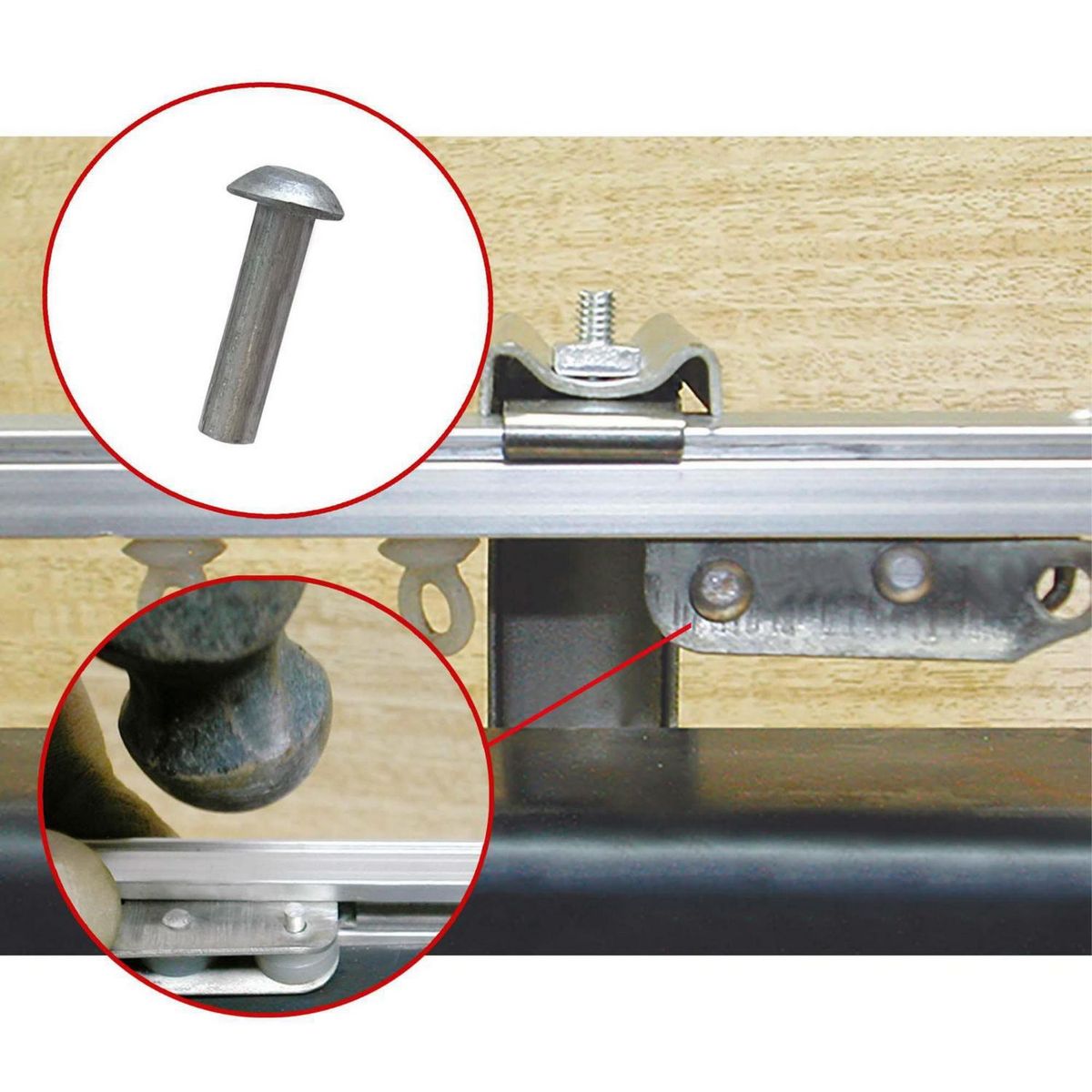 MAMUT - Remache Aluminio Cabeza Redonda M4.0x16 5 unid.