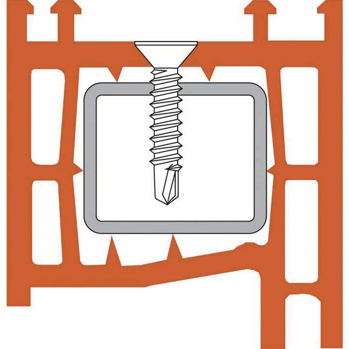 MAMUT - Tornillo Roscalata Cabeza Plana Punta Broca 7x13 5 unid.