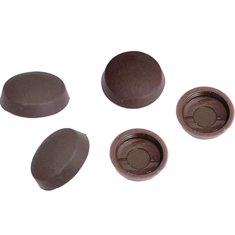 MAMUT - Tapón para Tornillo Hexagonal PVC Cafex14.5 mm. 5 unid.