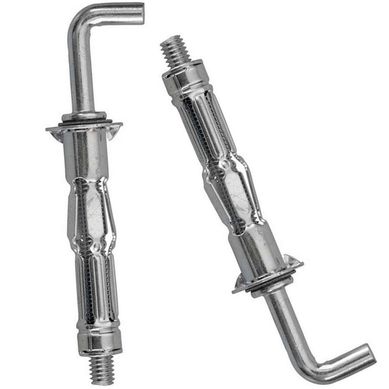 Anclaje Pared Hueca con Gancho Tipo L M5x45 mm. 2 unid.