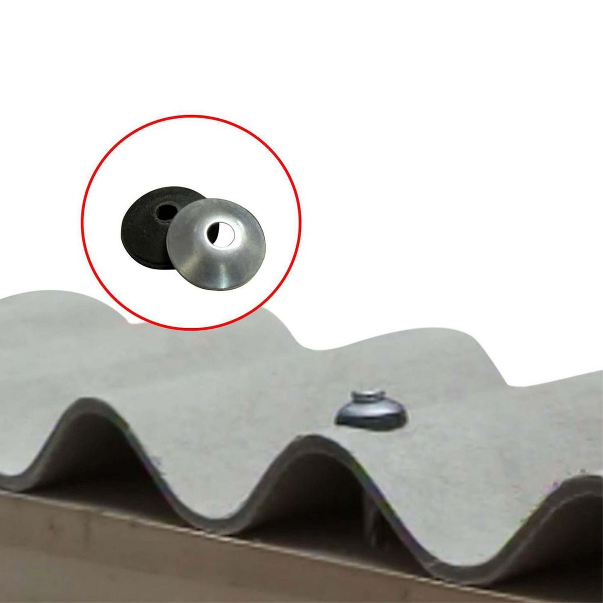 MAMUT - Arandela de Acero PVC 12x18 4 unid.