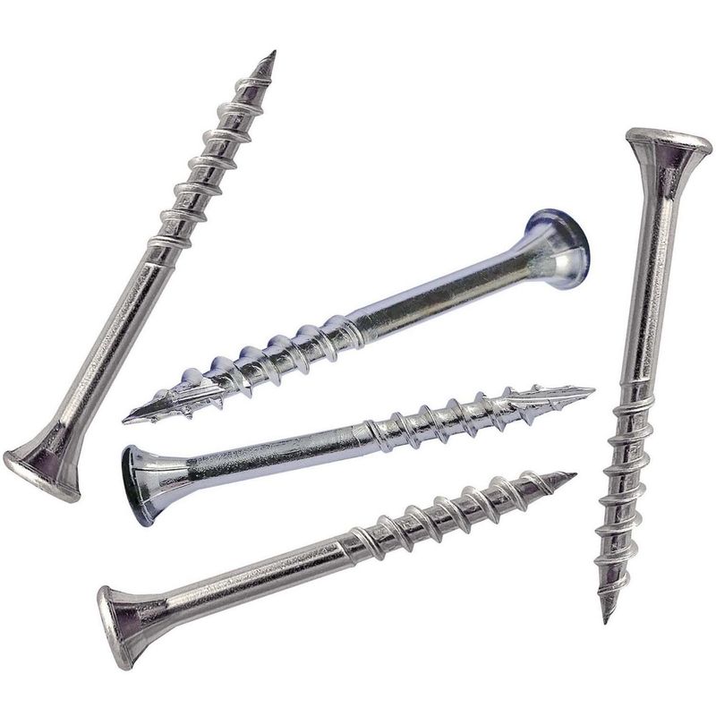 MAMUT - Tornillo Fachada Cabeza Plana Inoxidable 44 Negrox45 5 unid