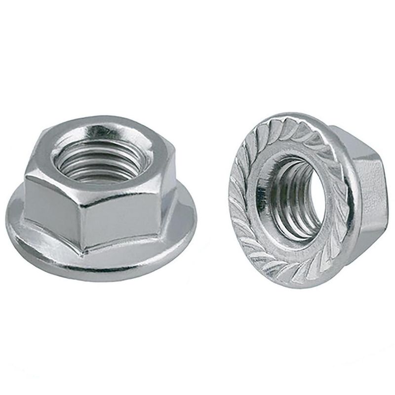 MAMUT - Tuerca Hexagonal Flange UNC 1/4-20 2 unid.
