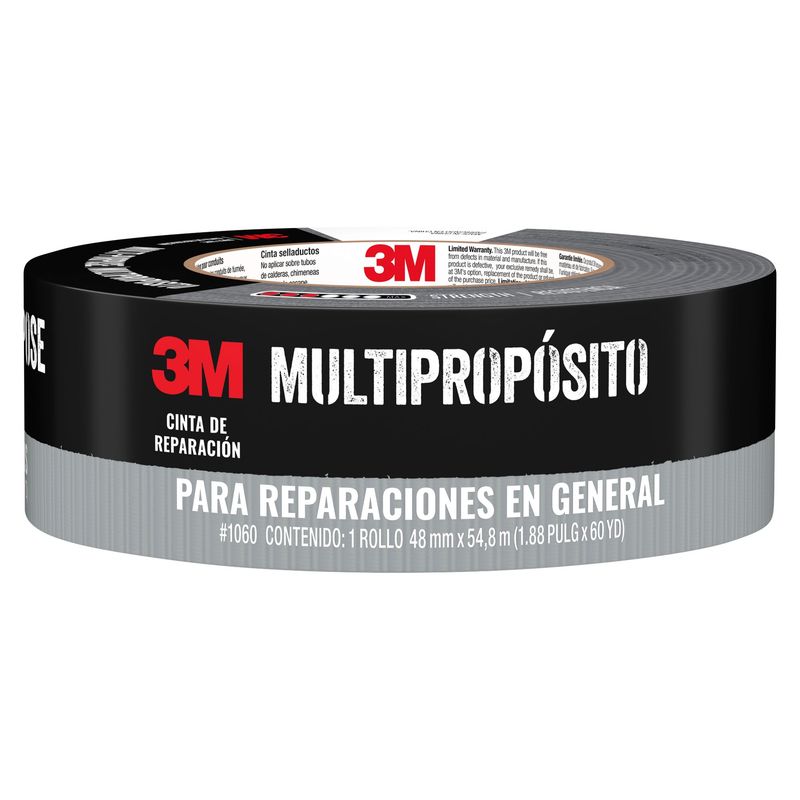 3M - Cinta Adhesiva Duct Tape Multiusos 3M 1.88x60 yd.