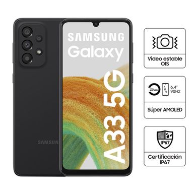 Celular Samsung Galaxy A33 5G 128GB 6GB Negro