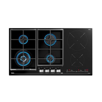 Cocina empotrable Gas/Inducci�n Teka JZC 96342 BBB BK + ACC X6 Quemadores