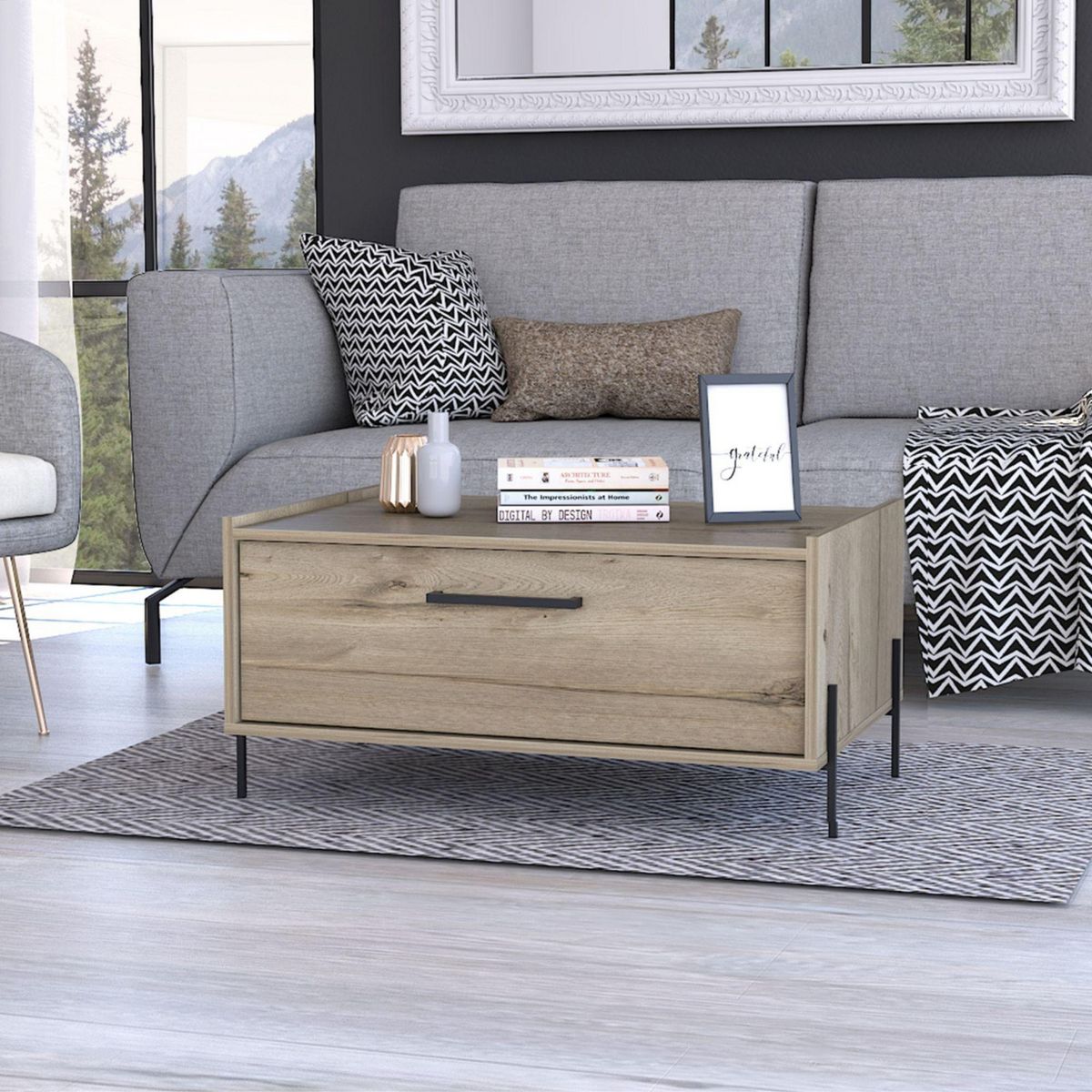 TUHOME - Mesa de Centro Shanghai