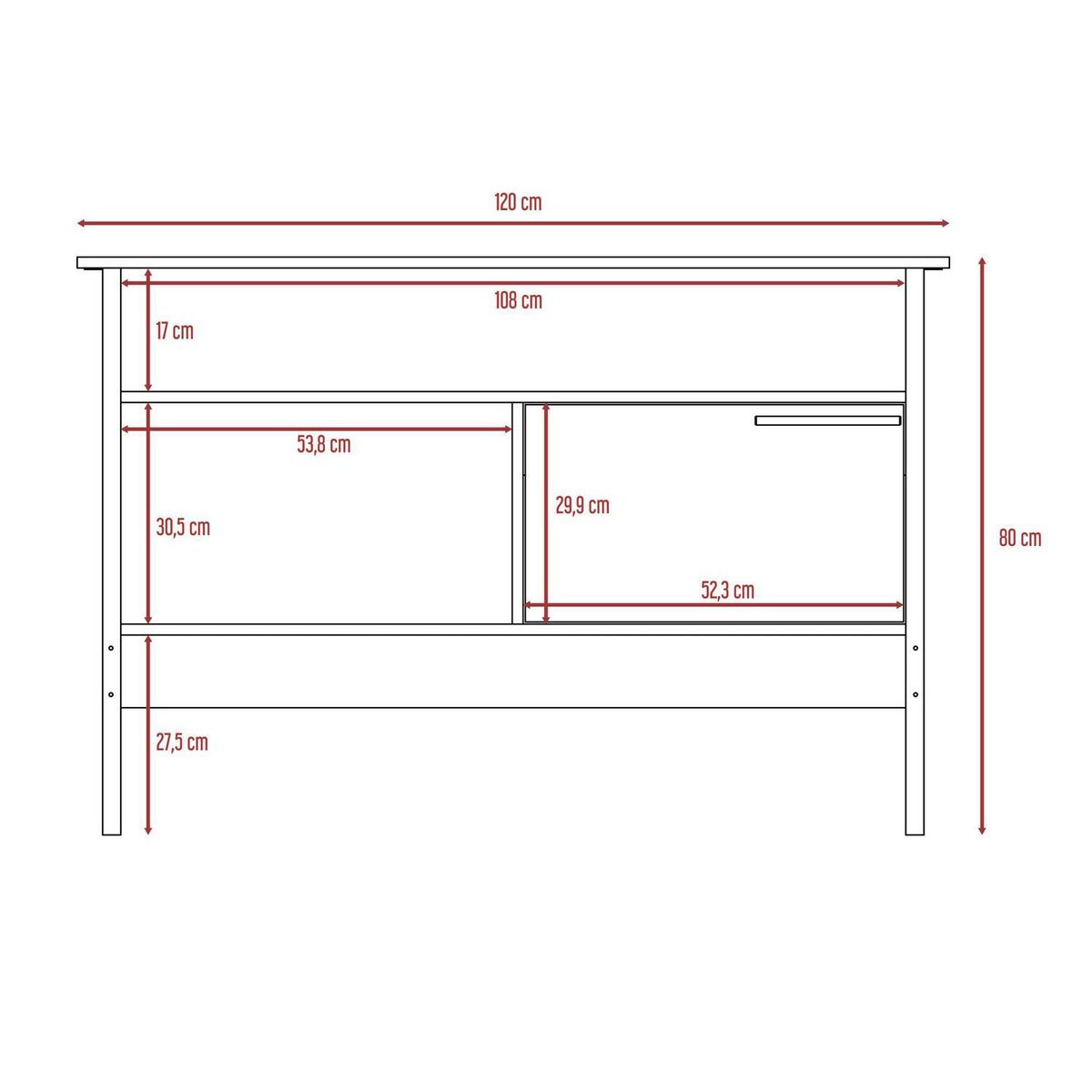 TUHOME - Mueble Auxiliar Magnum Miel