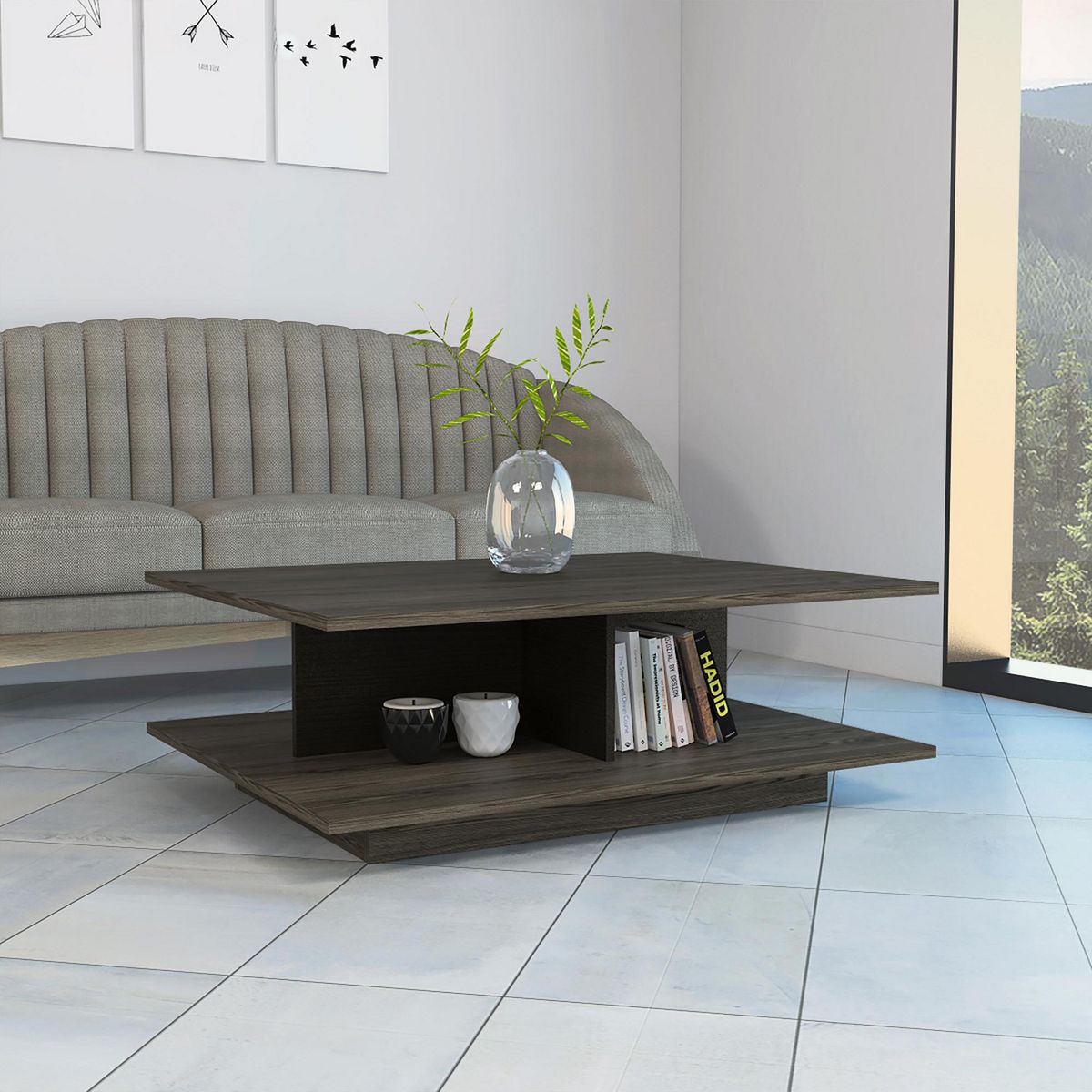 TUHOME - Mesa de Centro Bengali