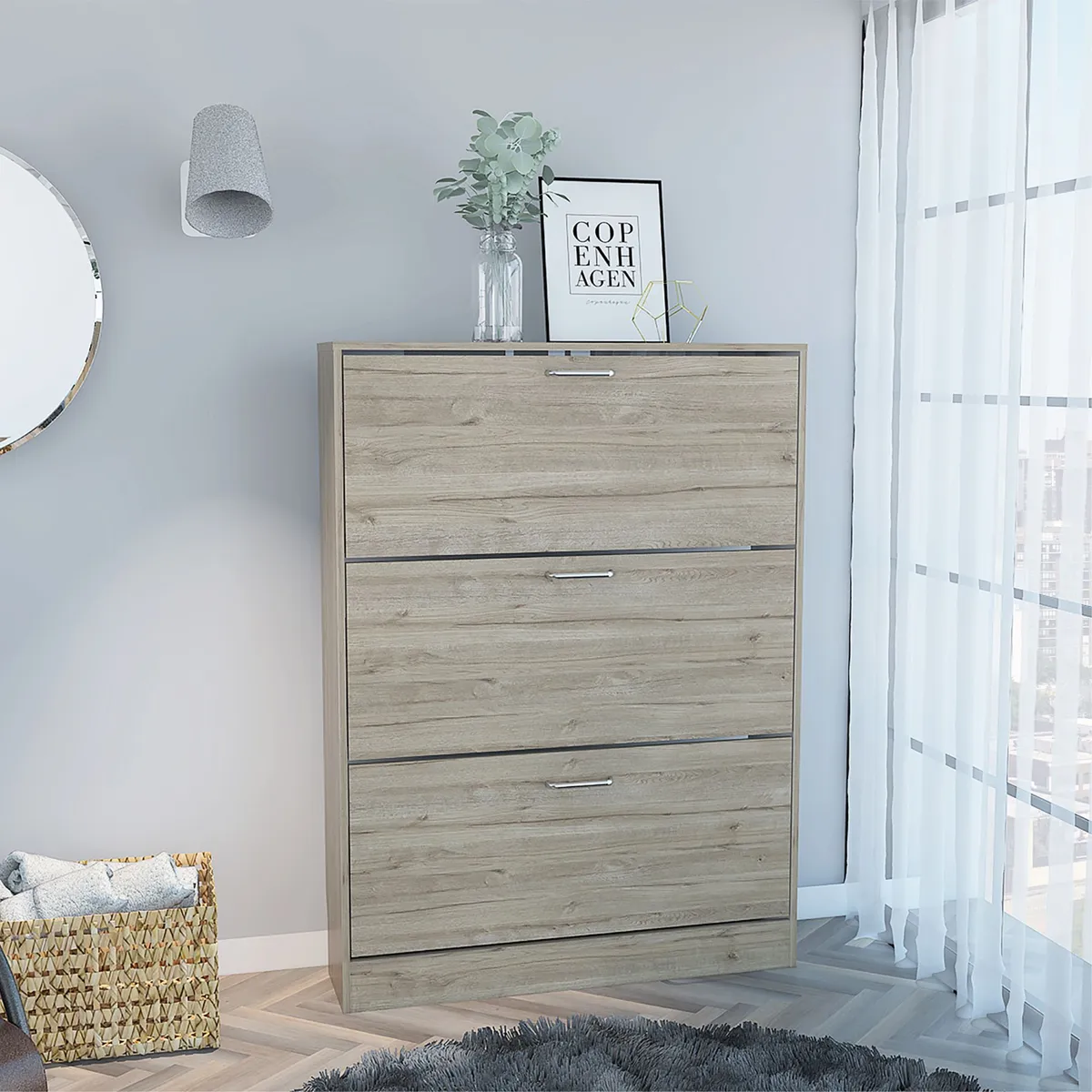 TUHOME - Zapatera 3 Niveles 18 Pares Z-94