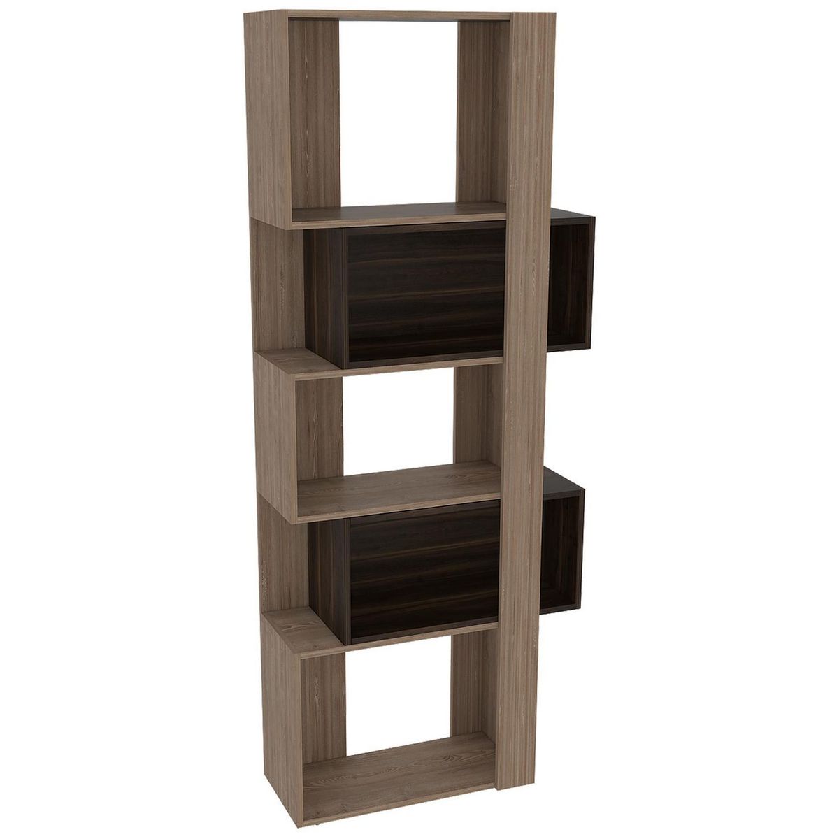 TUHOME - Estante Librero Baltica Miel/Habano