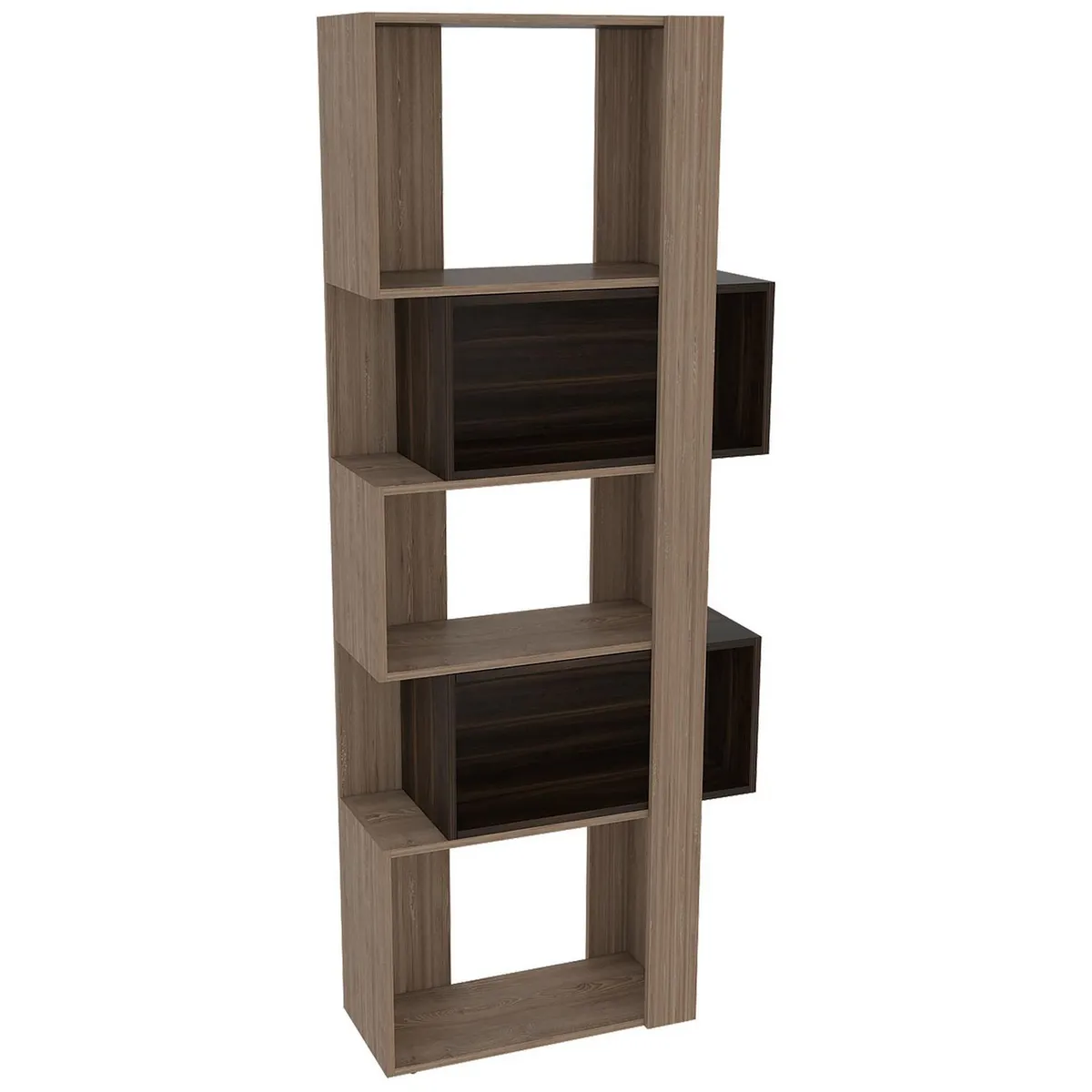 TUHOME - Estante Librero Baltica Miel/Habano