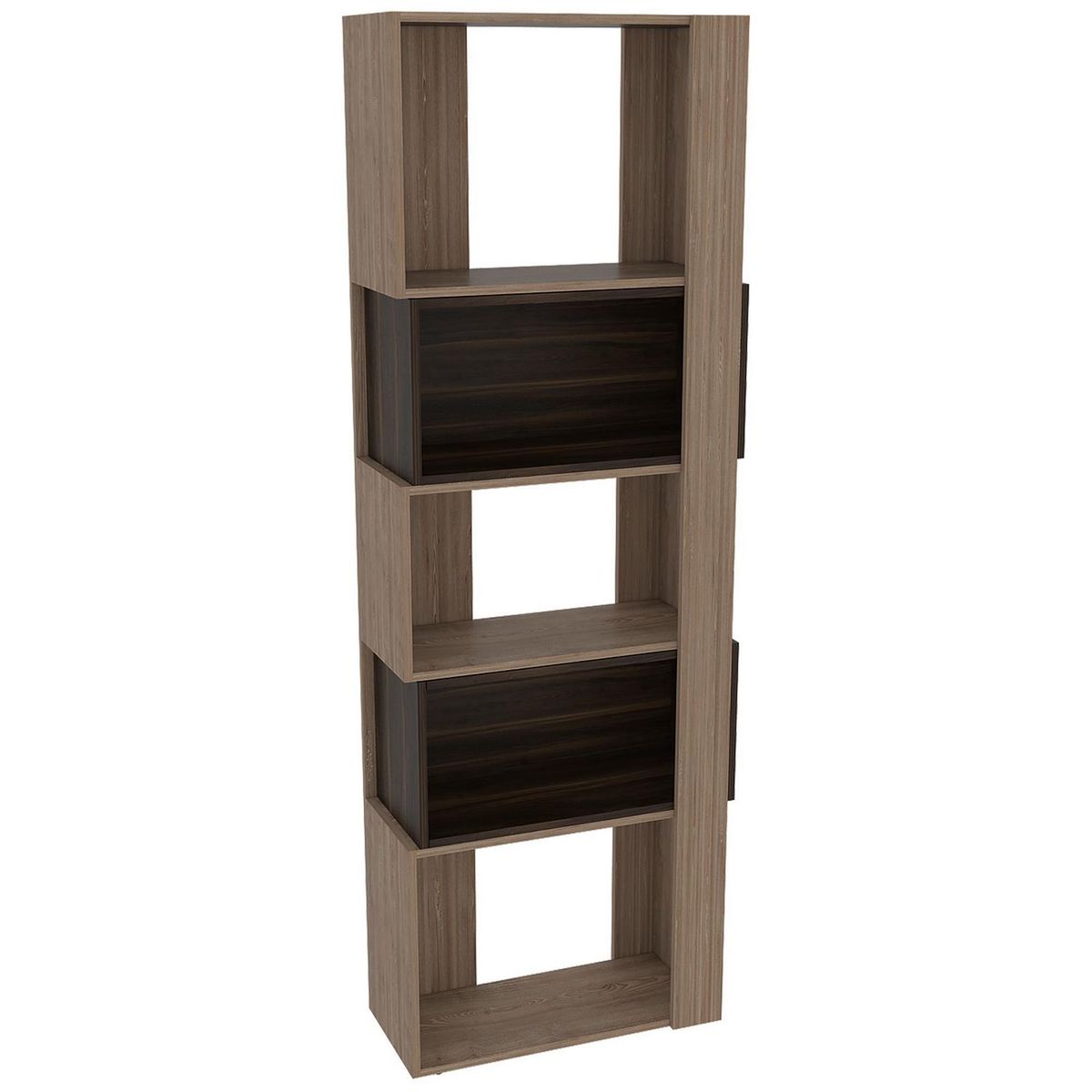 TUHOME - Estante Librero Baltica Miel/Habano