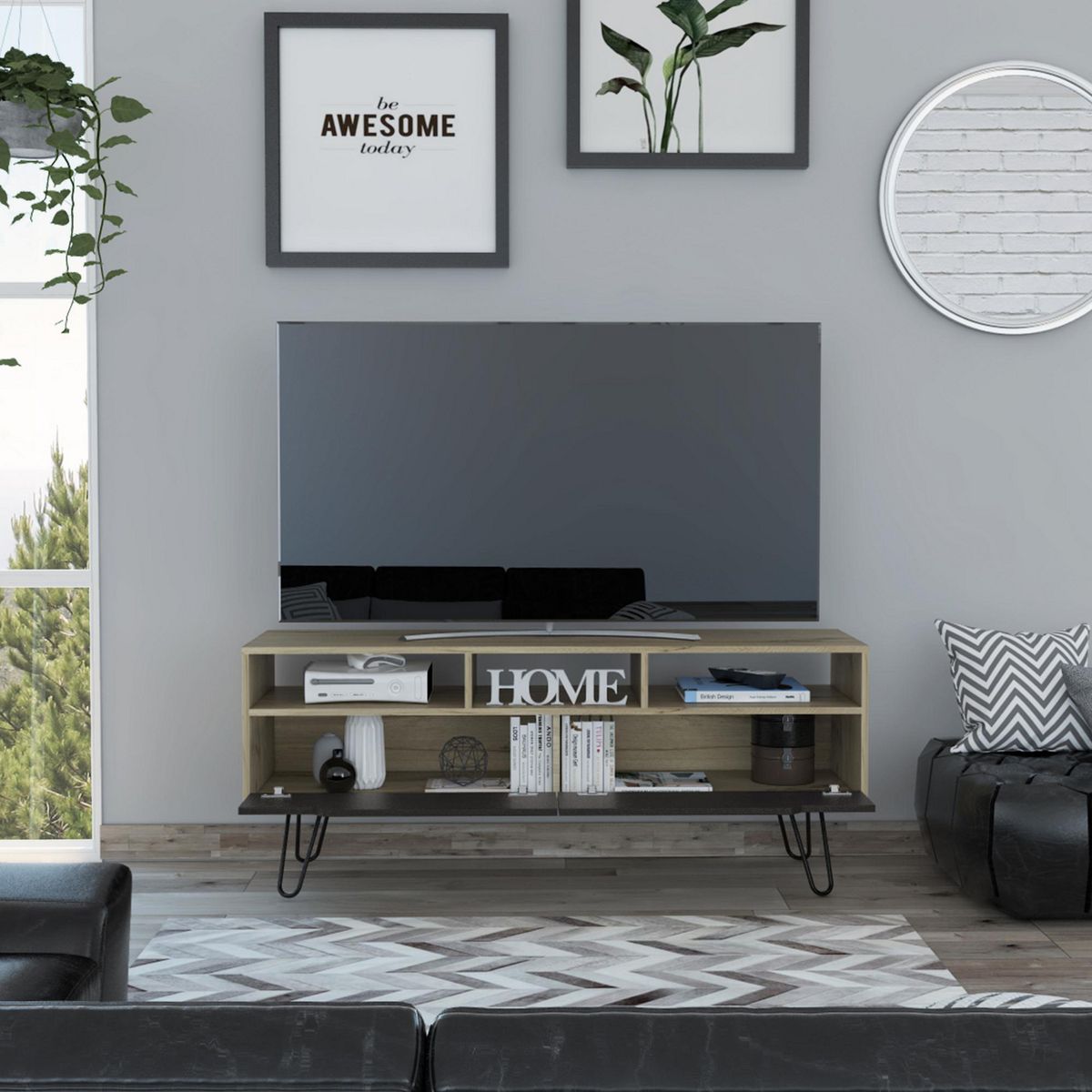 TUHOME - Mesa de TV 60" Audra