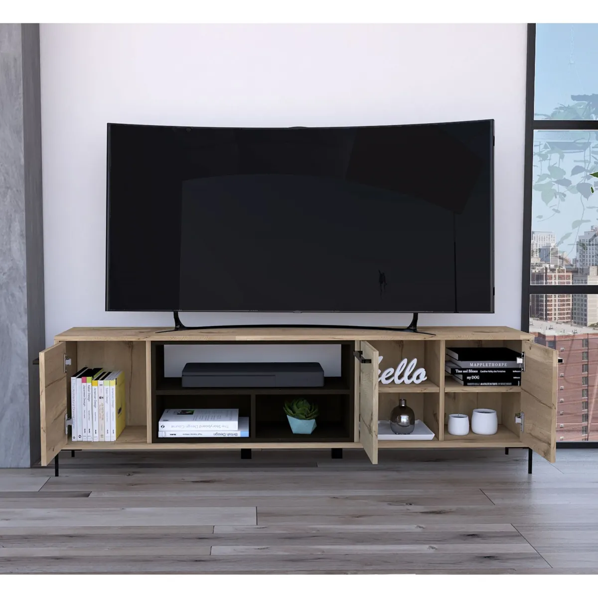 TUHOME - Mesa de TV 65" Shanghai