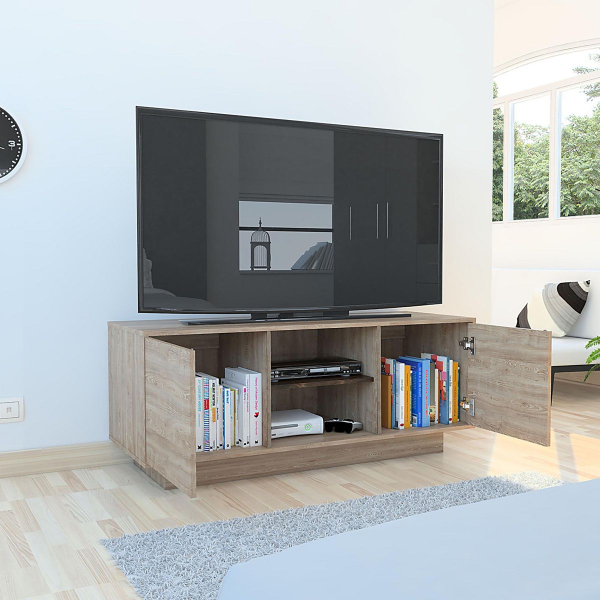 TUHOME - Mesa de TV 55" Coralina