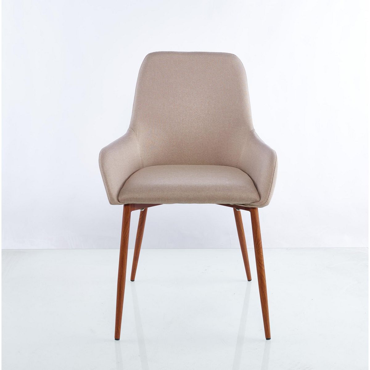 TUHOME - Silla Sitial Concept Café Claro/Café Oscuro