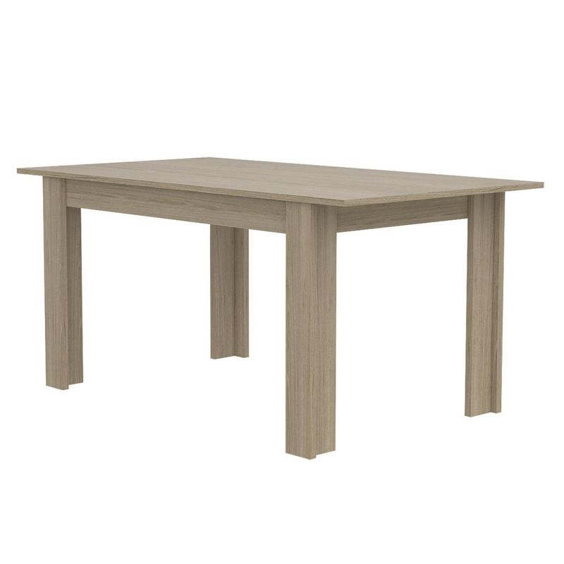 TUHOME - Mesa de Comedor Melamina Porofino Rovere