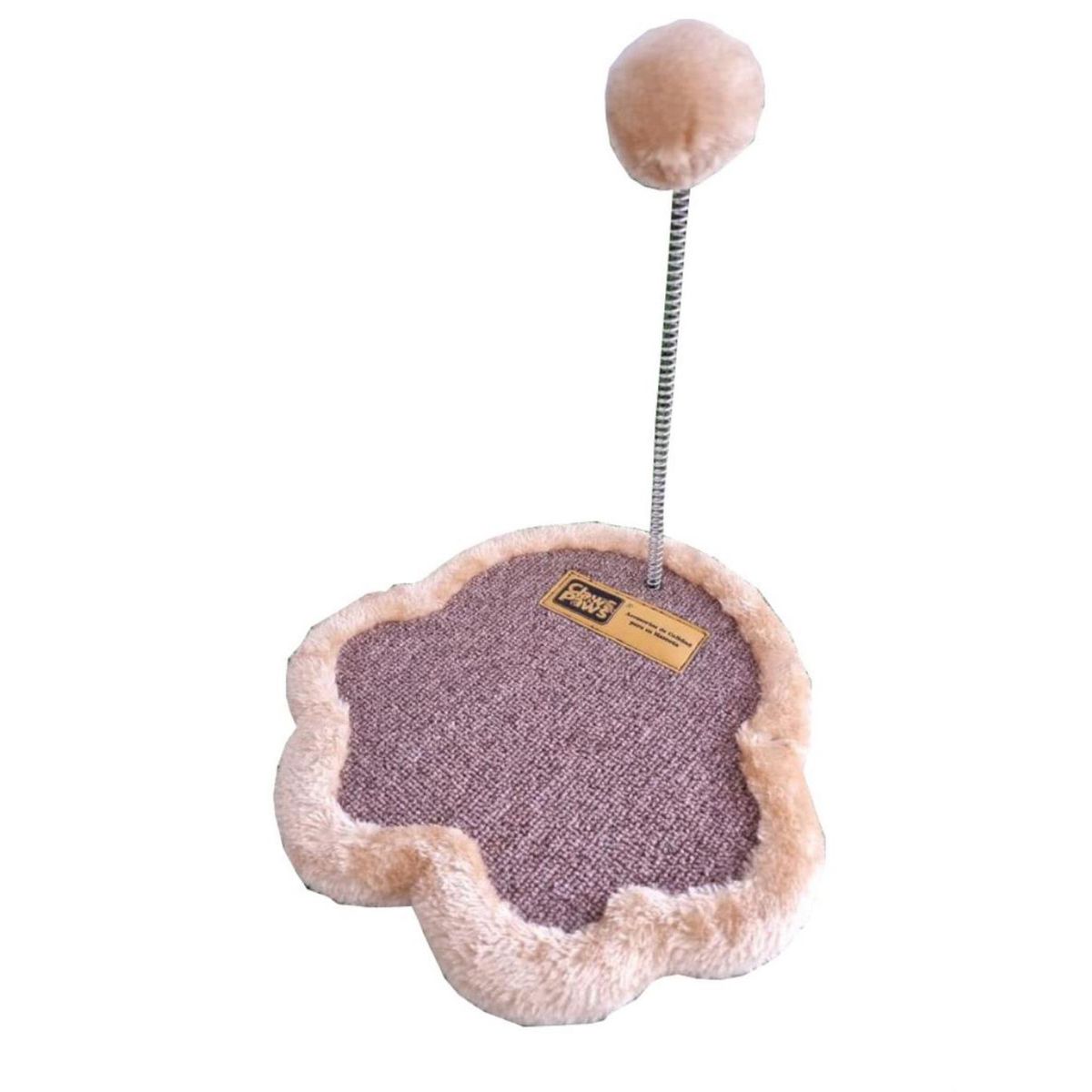 CLAWS & PAWS - Rascador Piso para Gato Beige 20x20x20cm