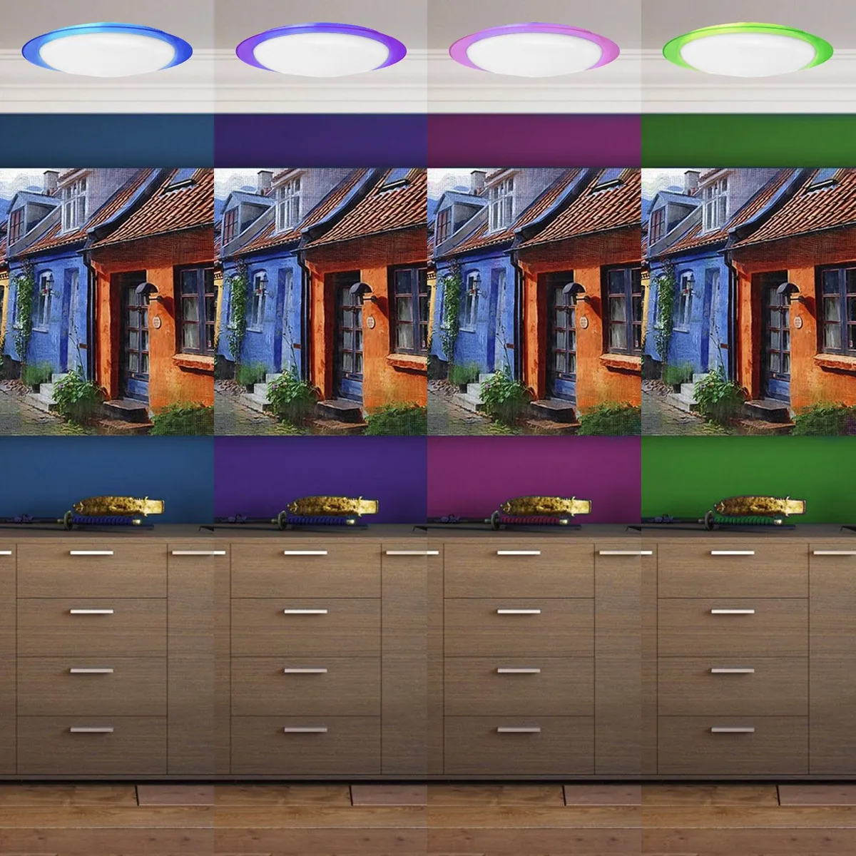 ILUMA - Aros Multicolor UFO 40W